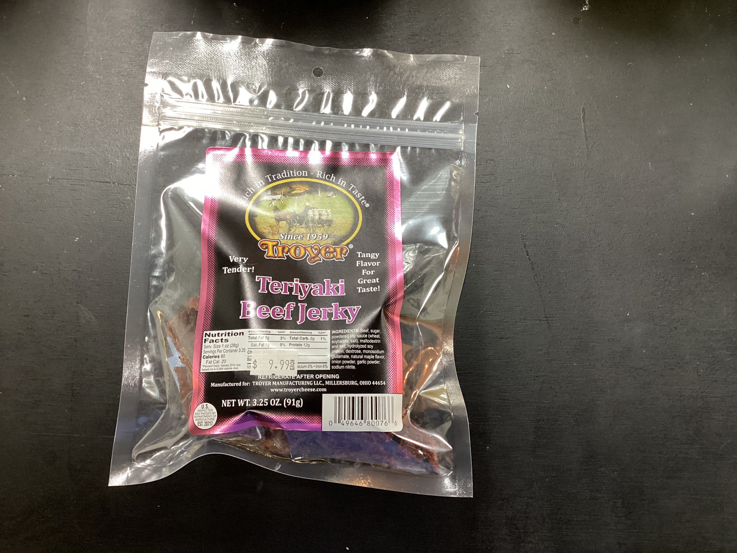 Teriyaki beef jerky