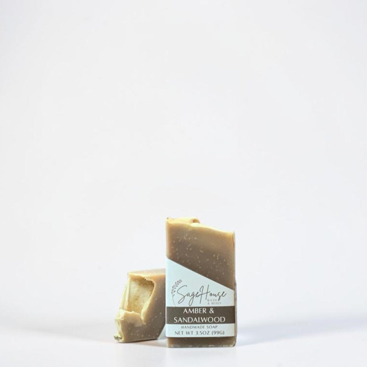 Amber & Sandalwood Soap: Full Bar