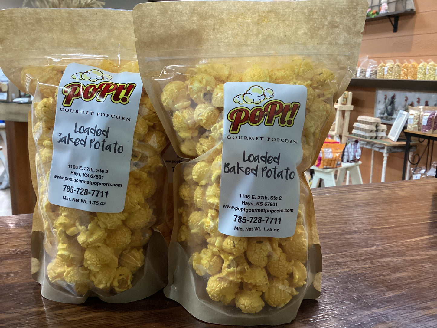 Mini Loaded Baked Potato Popcorn