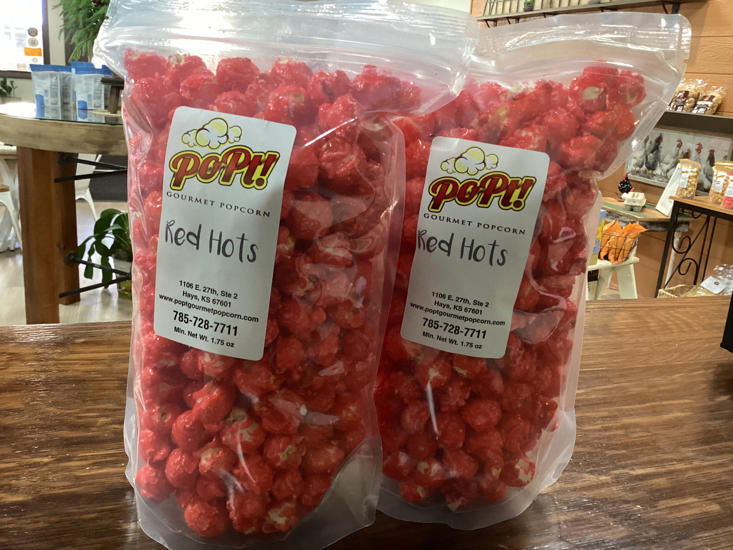 Junior Red Hot popcorn