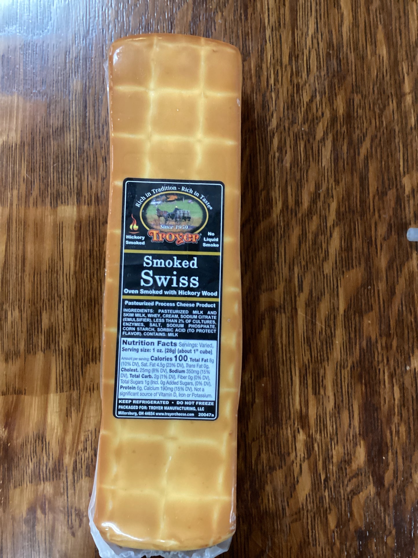 Smoked Swiss Cheese