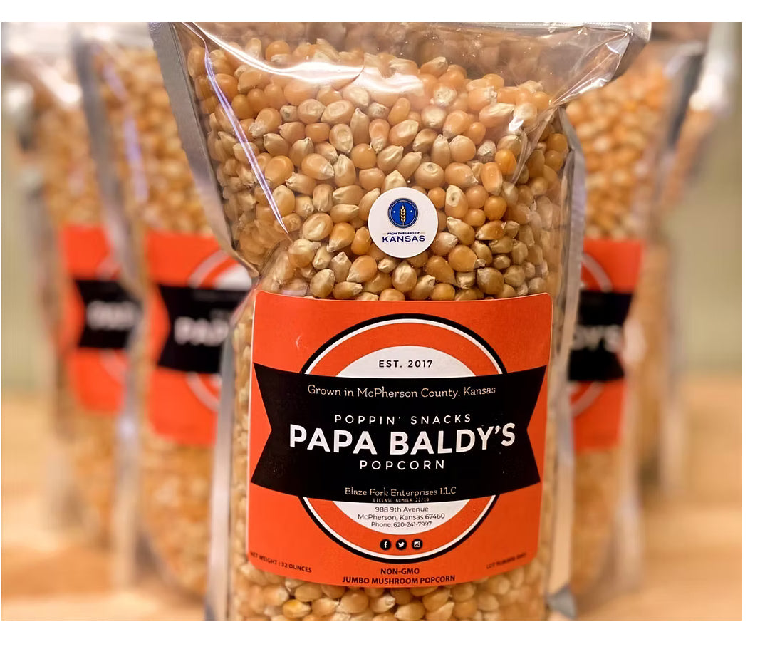 Papa Baldy’s popcorn