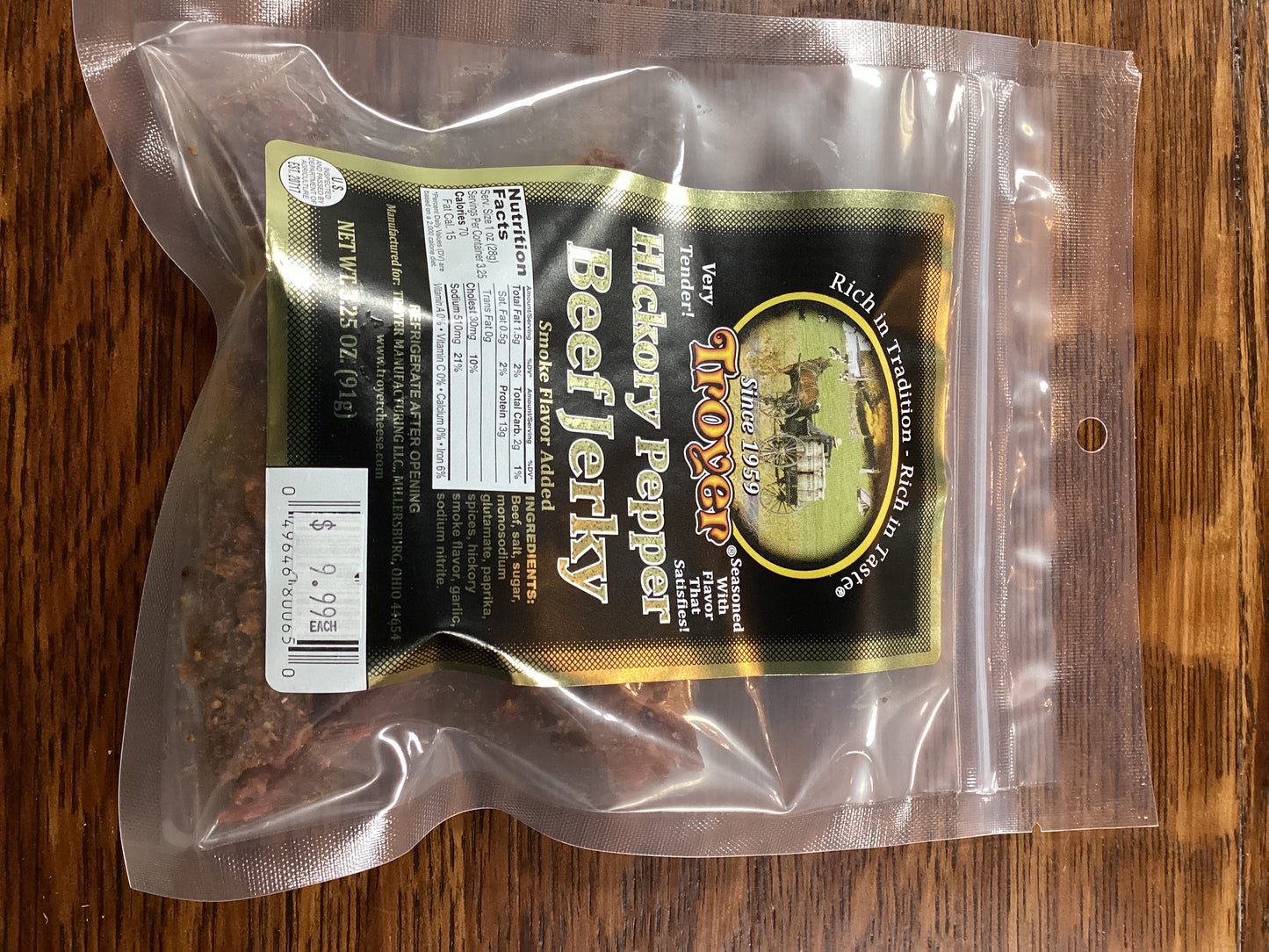 Hickory Pepper Beef Jerky