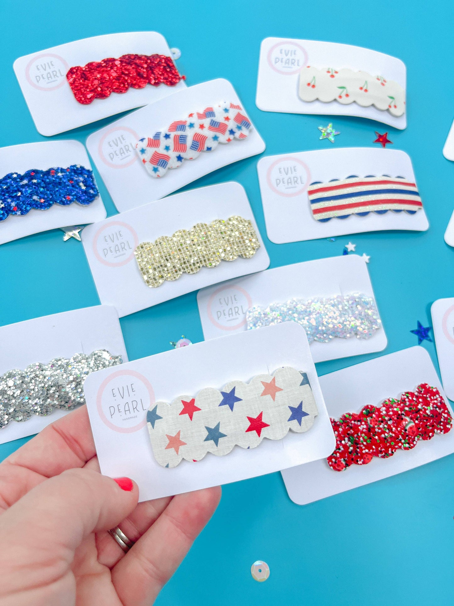 4th of July Snap Clip: Stars