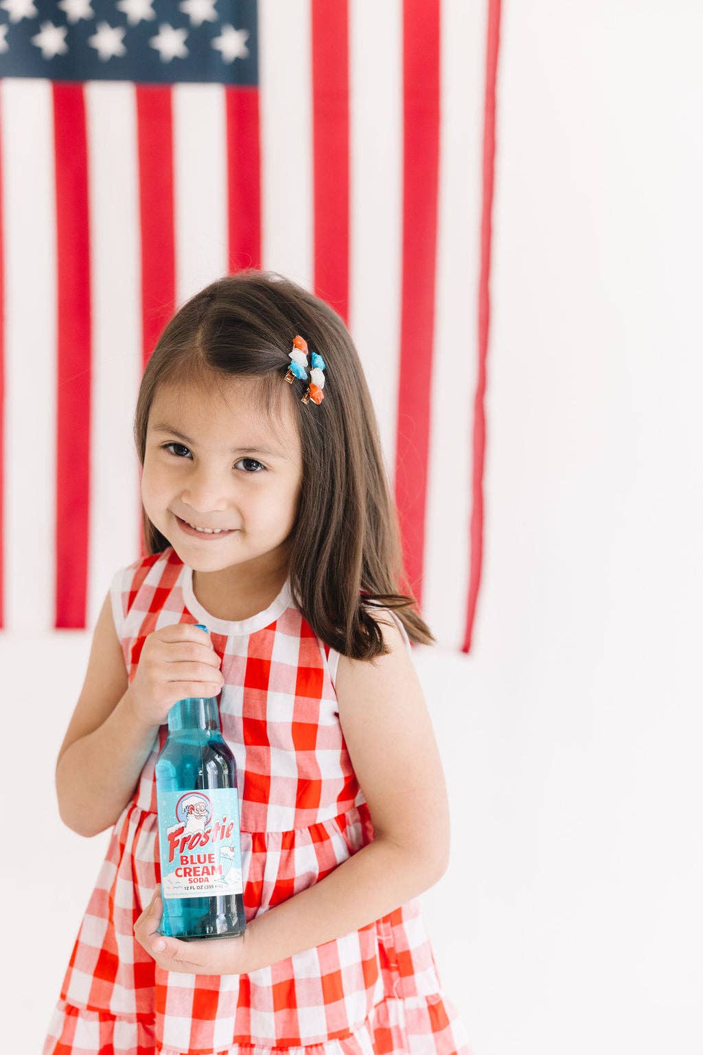 Red White Blue Star Pigtail Set
