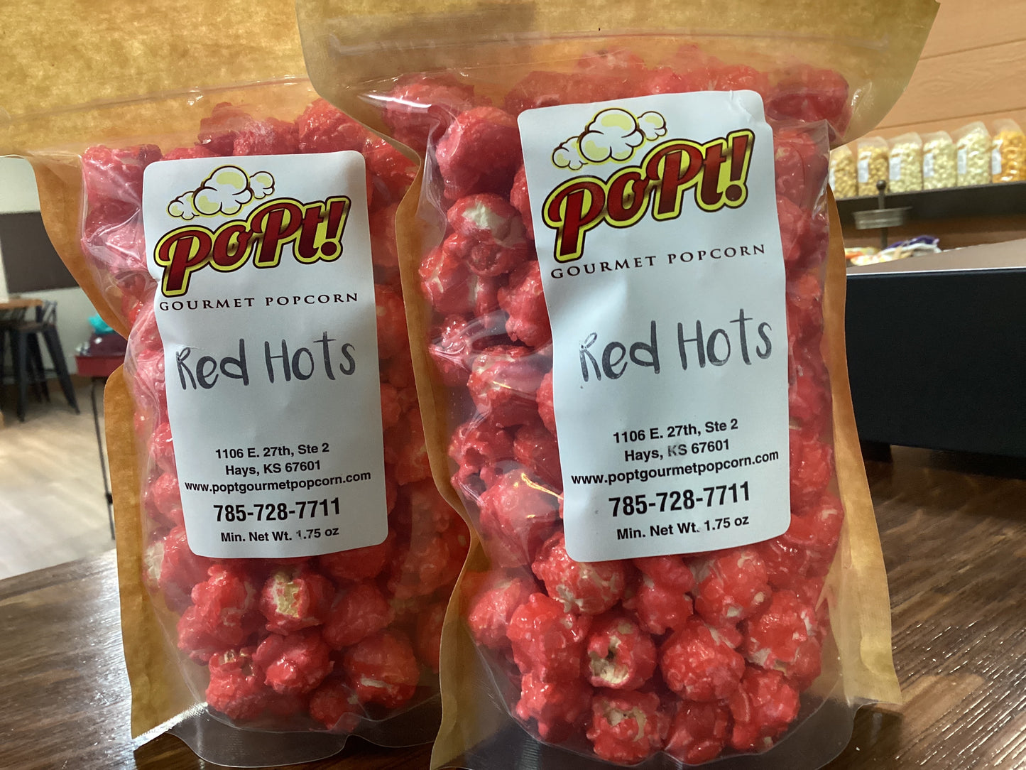 Mini Red Hot Popcorn