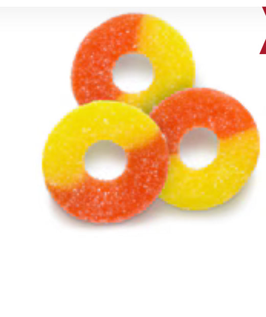 Gummy Peach Rings