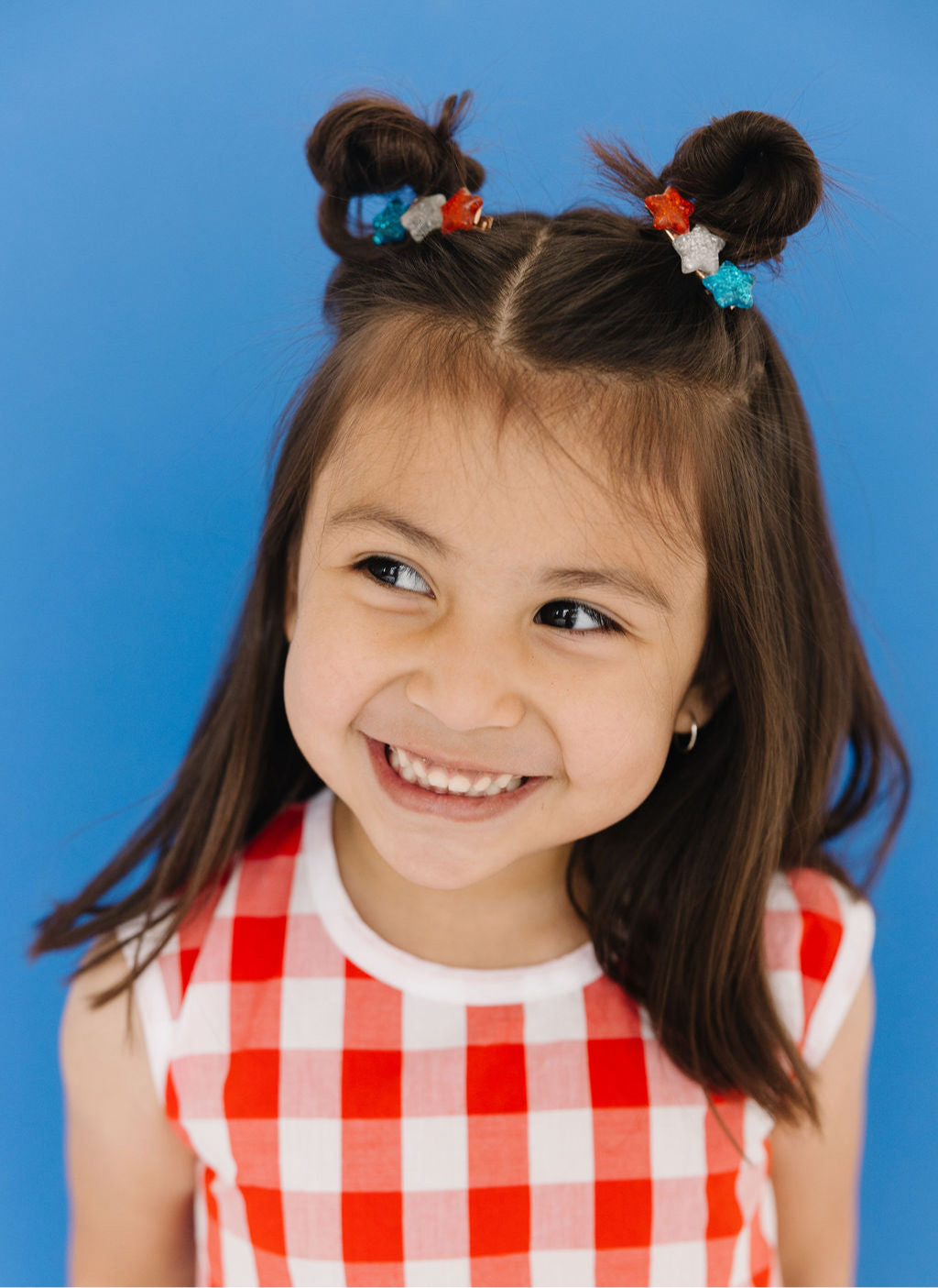 Red White Blue Star Pigtail Set