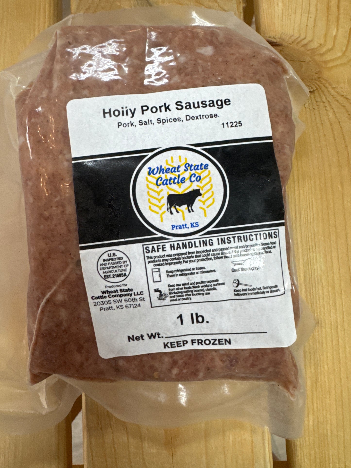 Pork Holly- Seasoned Breakfast Sausage