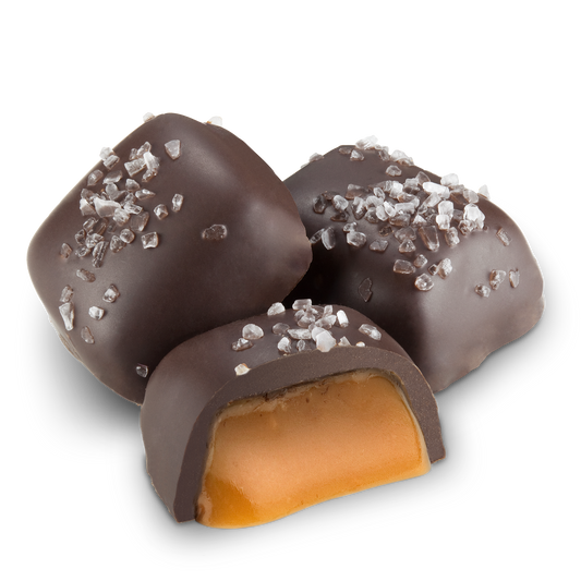 Dark Chocolate Sea Salt Caramels