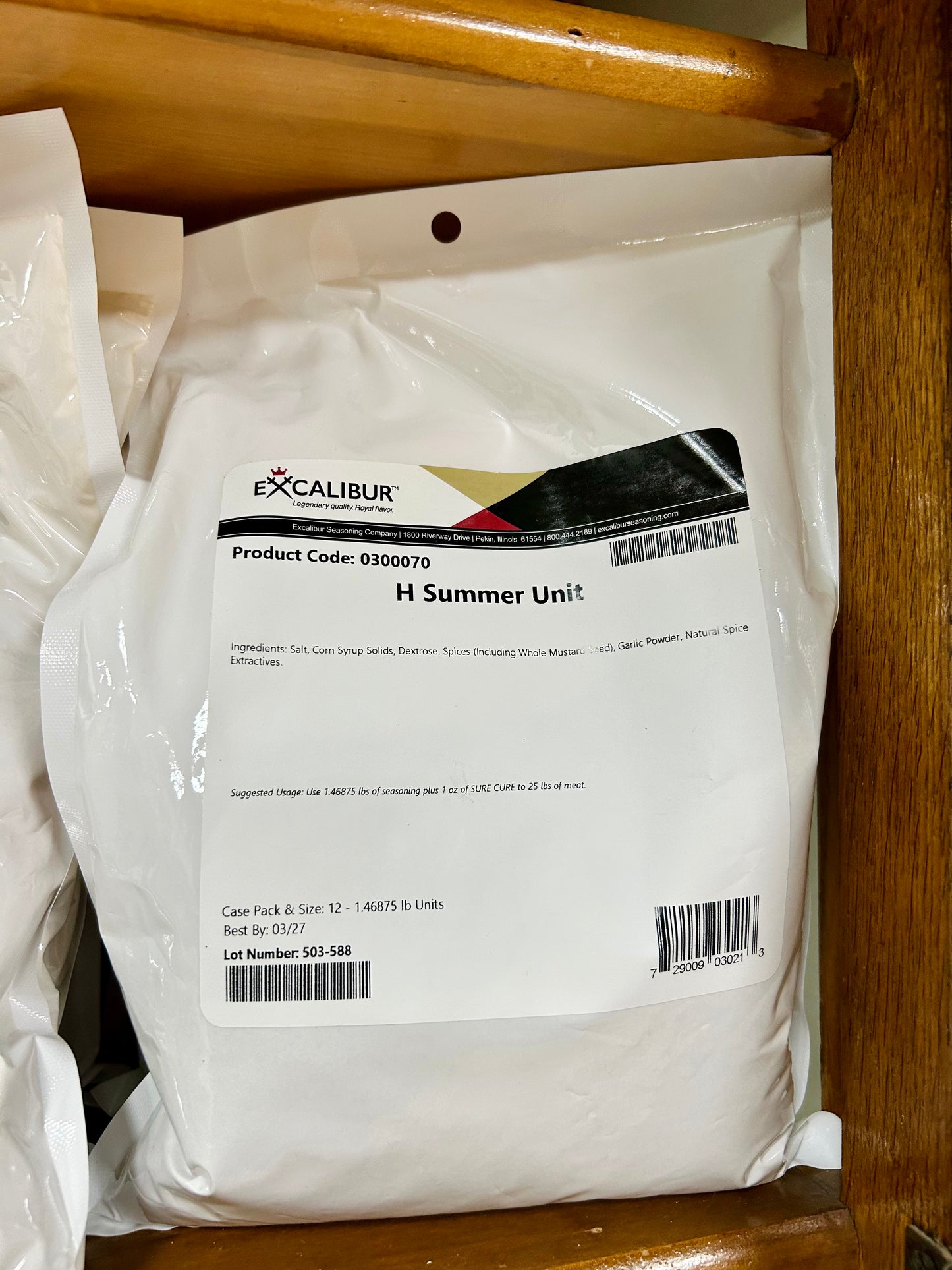H Summer Unit Seasoning