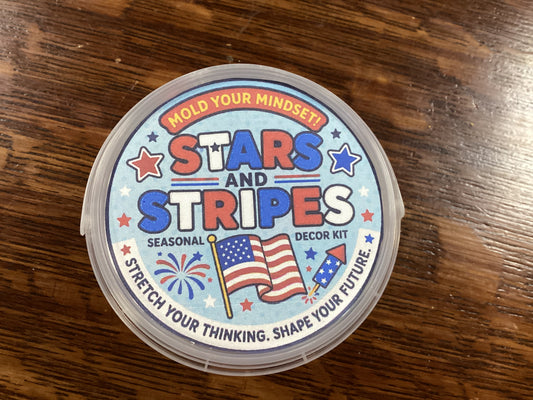 Star and Stripe Play dough