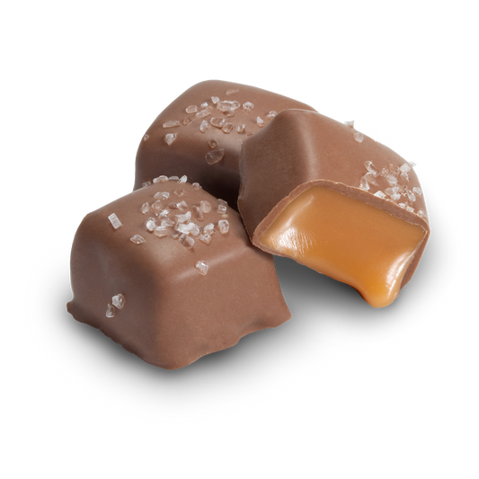 Milk Chocolate Caramels with Sea Salt