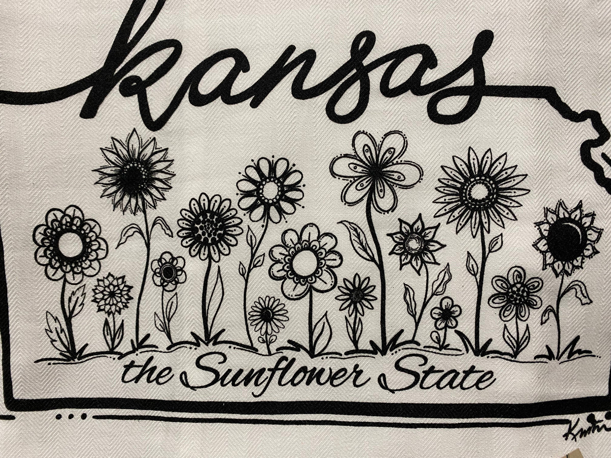 Kansas- the Sunflower State Kitchen Towel