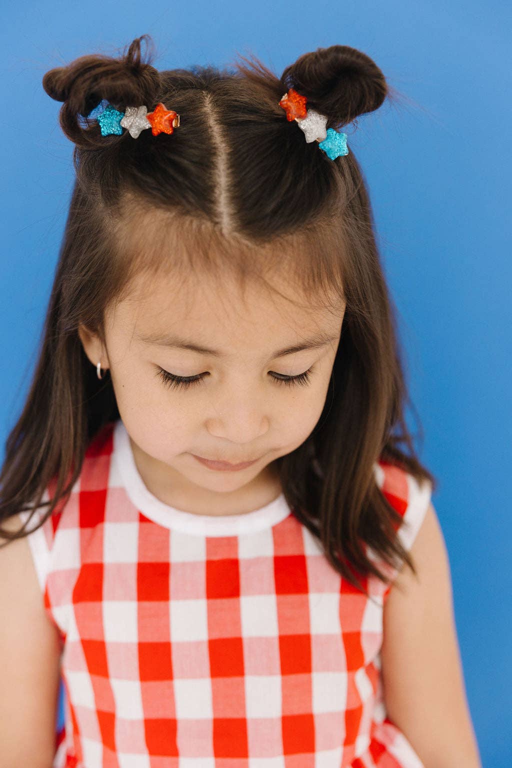 Red White Blue Star Pigtail Set