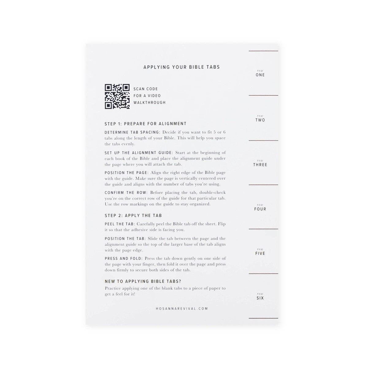 Bible Tabs: Gold Foiling