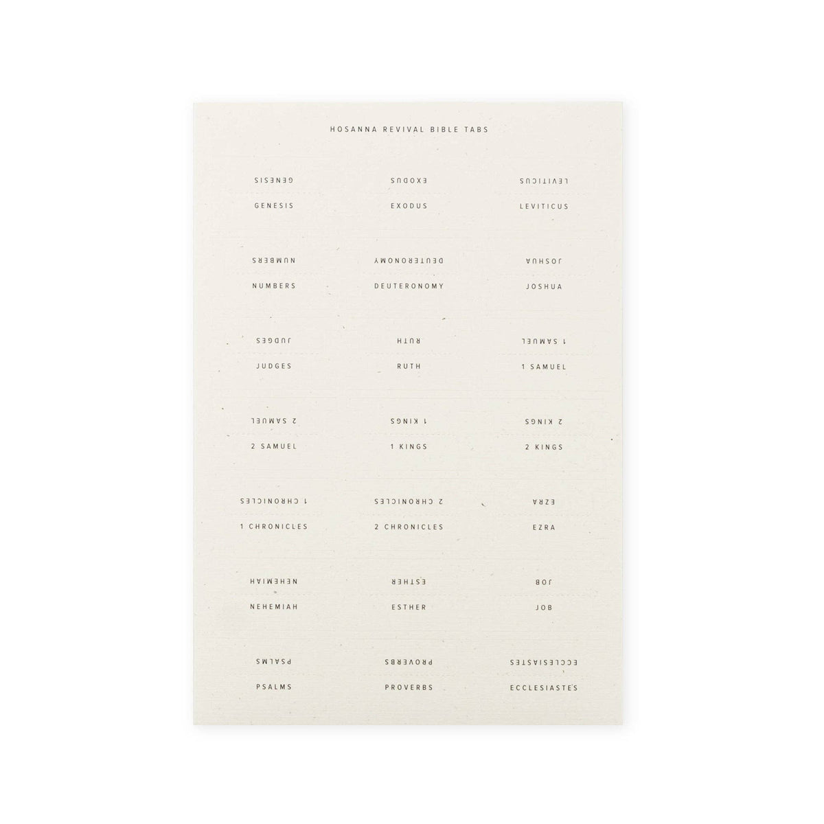 Bible Tabs: Black Foiling