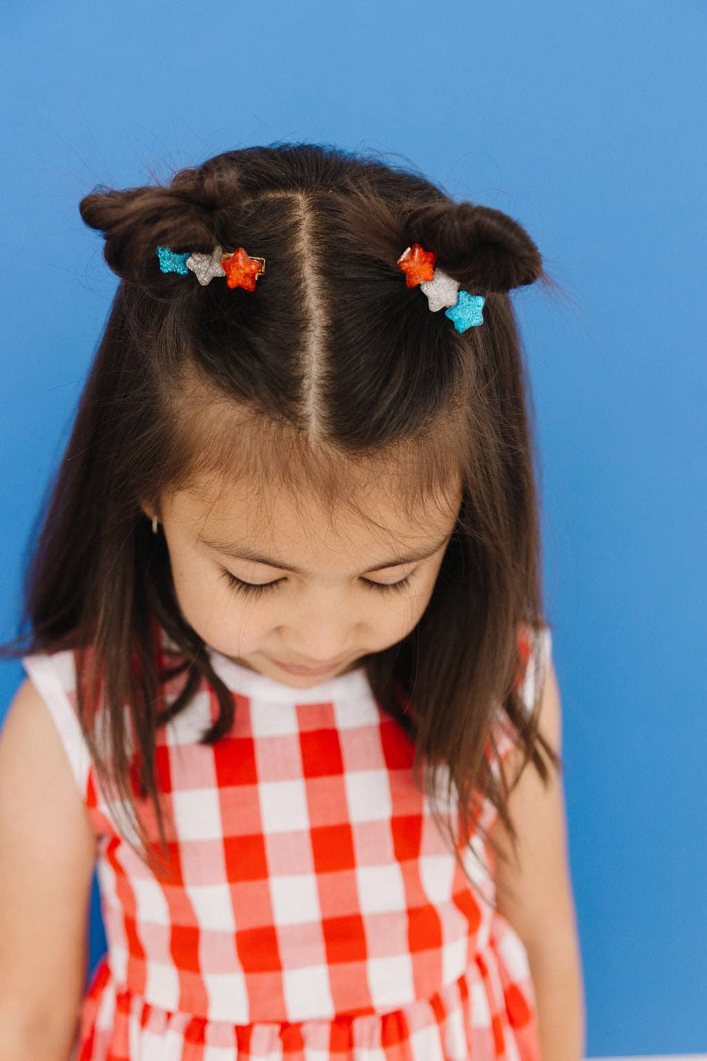 Red White Blue Star Pigtail Set