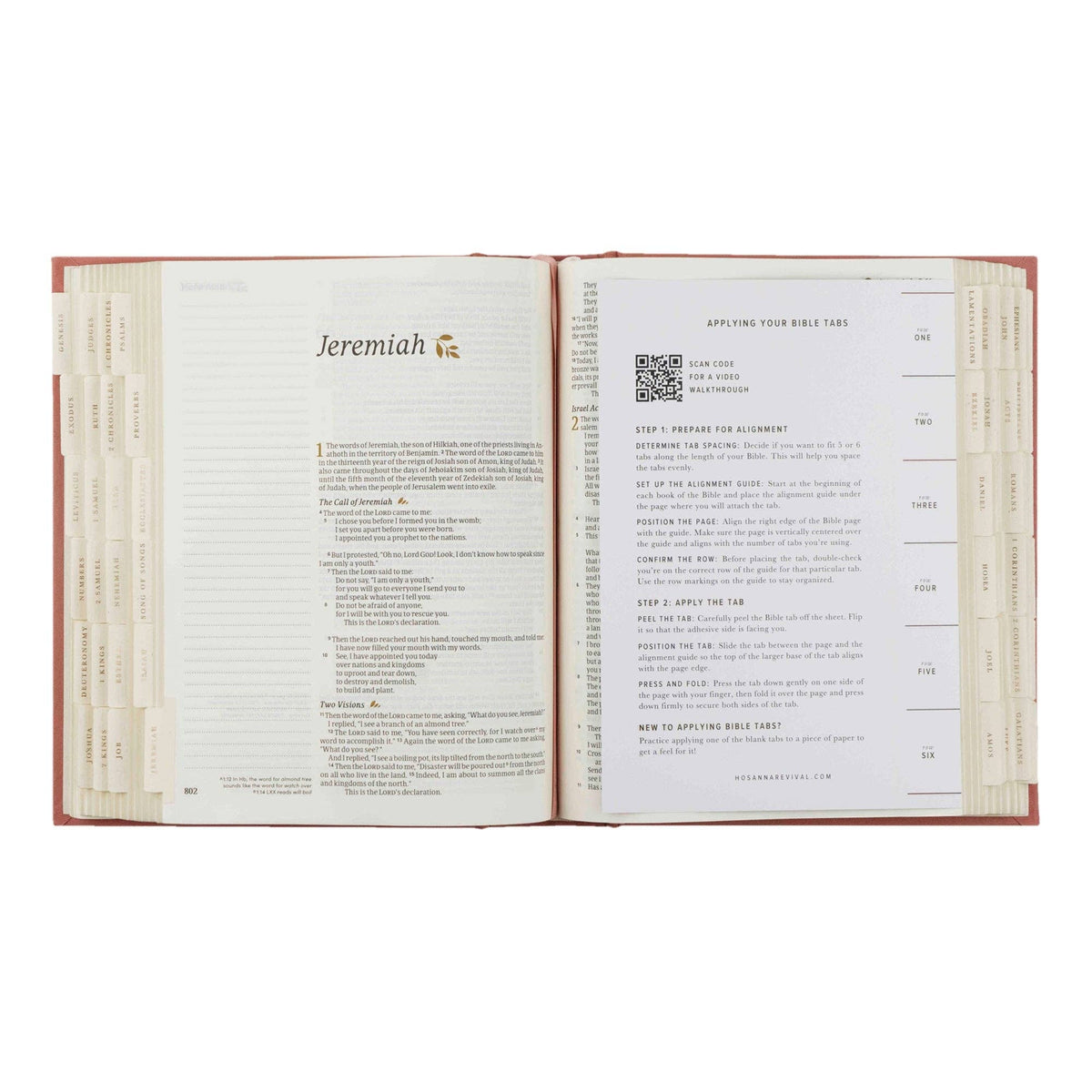 Bible Tabs: Gold Foiling