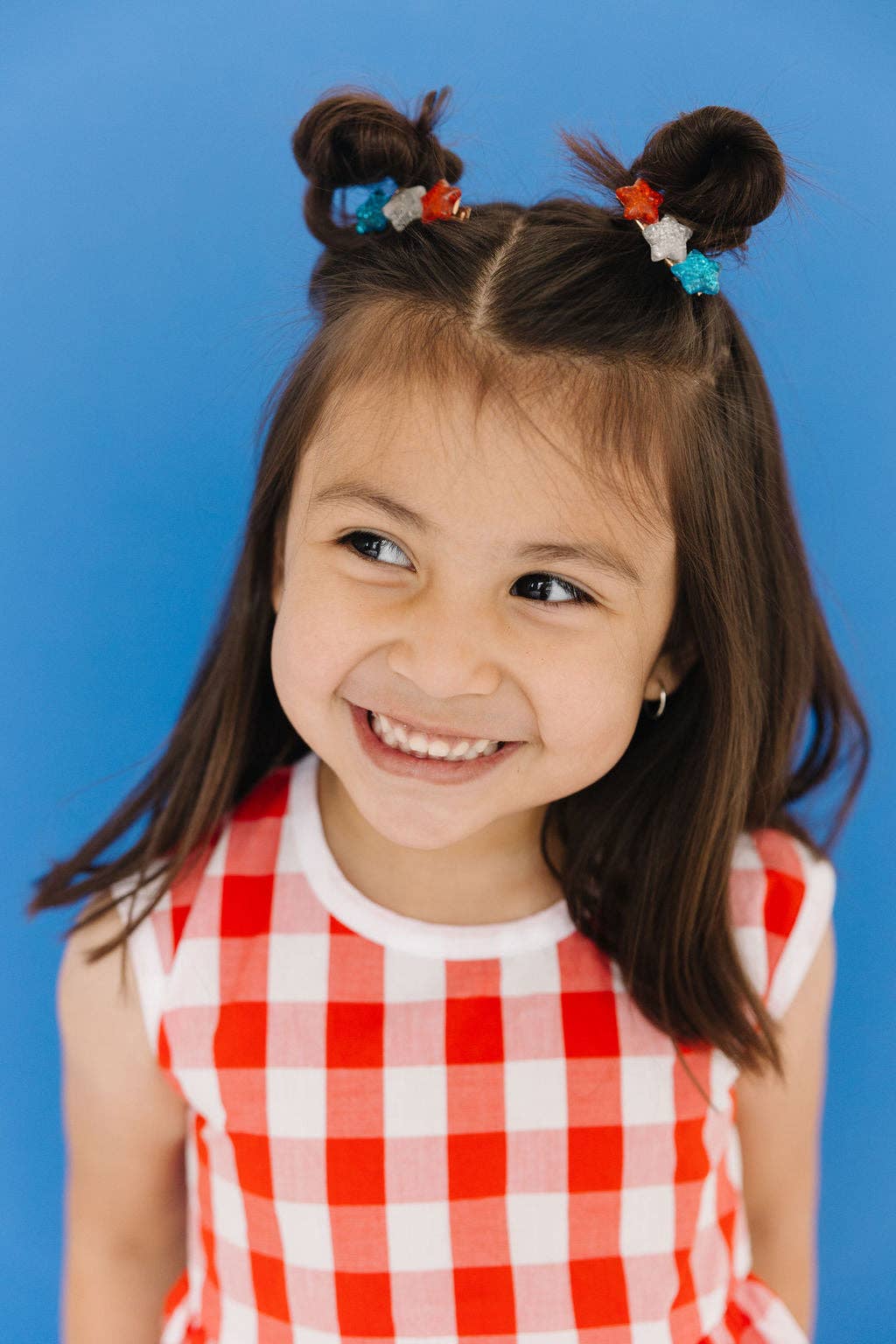 Red White Blue Star Pigtail Set
